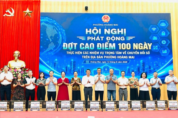 Chuyển đổi số tại phường Hoàng Mai: 100 ngày làm thật, hiệu quả thật