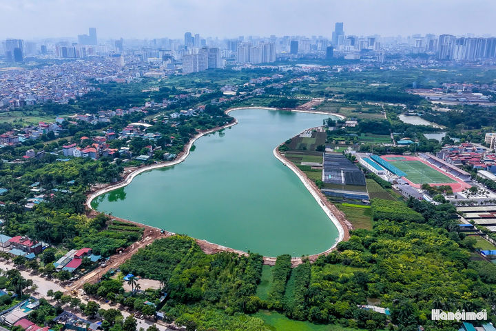 Hồ điều hòa Thụy Phương 2 góp phần giảm áp lực ngập úng phía Tây Bắc Thủ đô