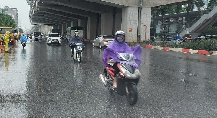 Hà Nội mưa lớn đến sáng 20-8