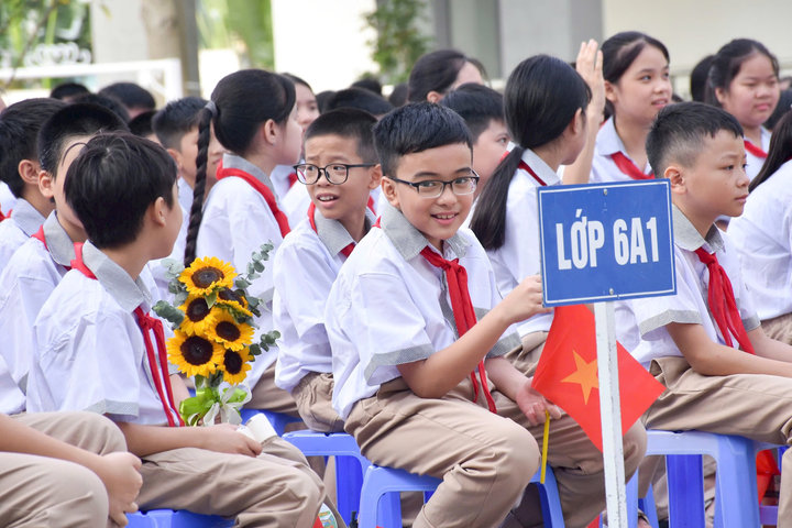 Trường THCS chất lượng cao Trưng Vương đón lứa học sinh lớp 6 đầu tiên theo mô hình mới