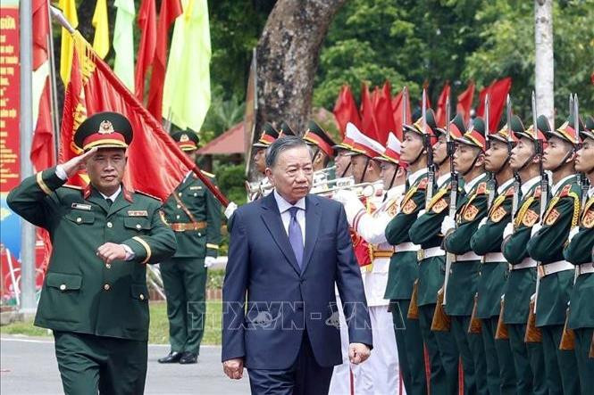 Tổng Bí thư, Chủ tịch nước Tô Lâm: Sư đoàn 308 đã “Tiên phong” thì tiếp tục “Tiên phong” trong kỷ nguyên mới