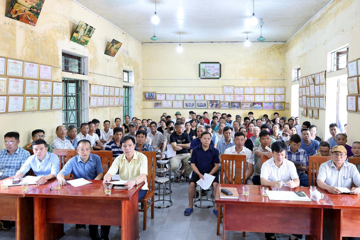Xã Xuân Mai công khai chính sách bồi thường dự án đường CK2 - cầu Vũng Gừng