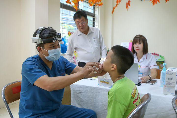 Phường Ngọc Hà: Chăm sóc sức khỏe học sinh trước thềm năm học mới