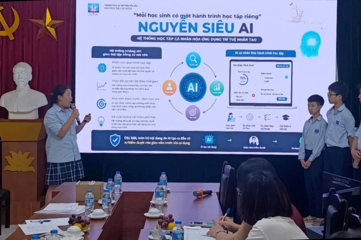 10 sản phẩm AI vào chung khảo cuộc thi sáng tạo học sinh Hà Nội
