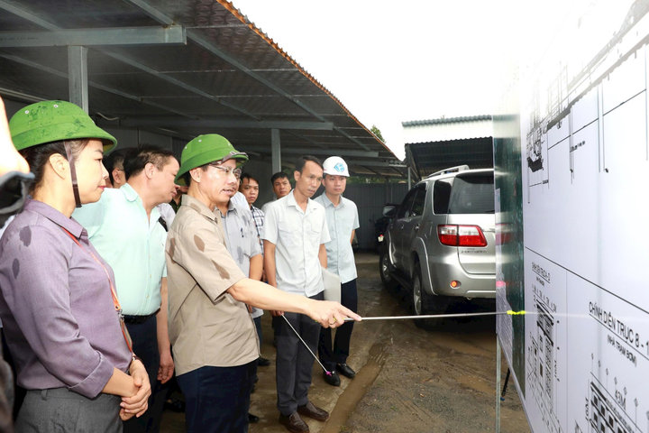 Phó Chủ tịch UBND thành phố Hà Nội Bùi Duy Cường đôn đốc tiến độ dự án Cụm công trình đầu mối Liên Mạc