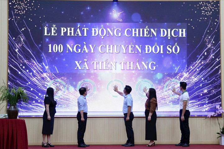 Xã Tiến Thắng: Chuyển đổi số mở ra nhiều cơ hội mới cho người dân và cộng đồng doanh nghiệp.