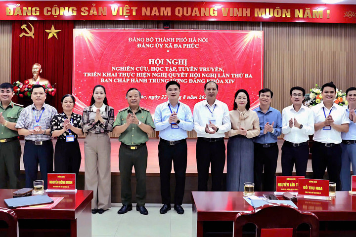 Xã Đa Phúc quán triệt Nghị quyết Hội nghị lần thứ 3 Ban Chấp hành Trung ương Đảng khóa XIV