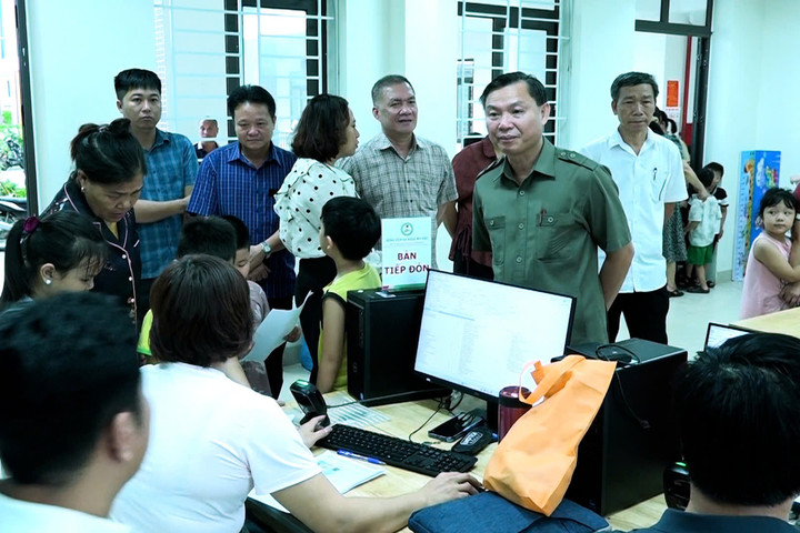Gần 13 nghìn học sinh xã Mỹ Đức được khám sức khỏe và tích hợp dữ liệu điện tử