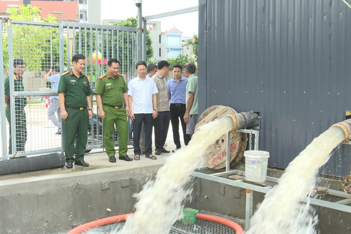 Xã Sơn Đồng: Kiểm tra công tác phòng, chống thiên tai, bảo đảm sẵn sàng ứng phó mưa bão