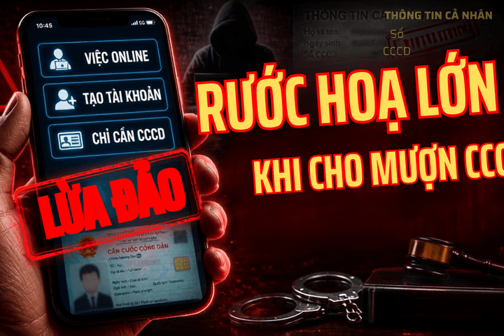 Cho mượn căn cước mở tài khoản ngân hàng có thể “rước họa"