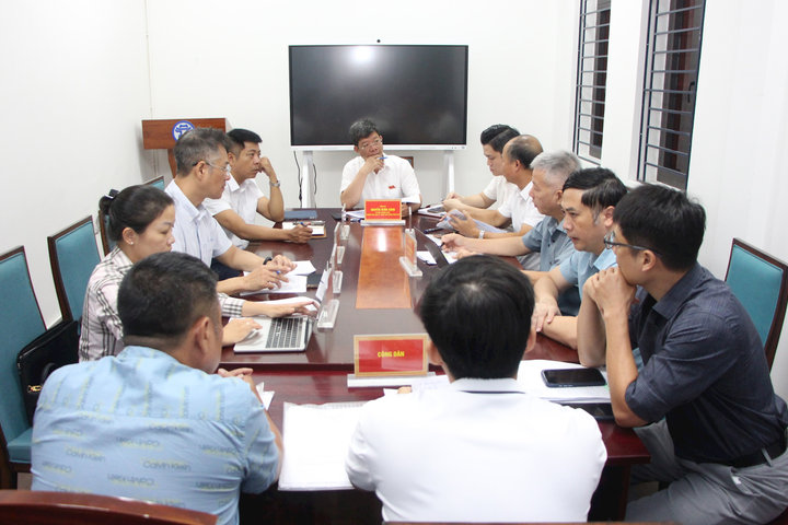 Trưởng ban Kinh tế - Ngân sách, HĐND thành phố Hà Nội tiếp công dân định kỳ