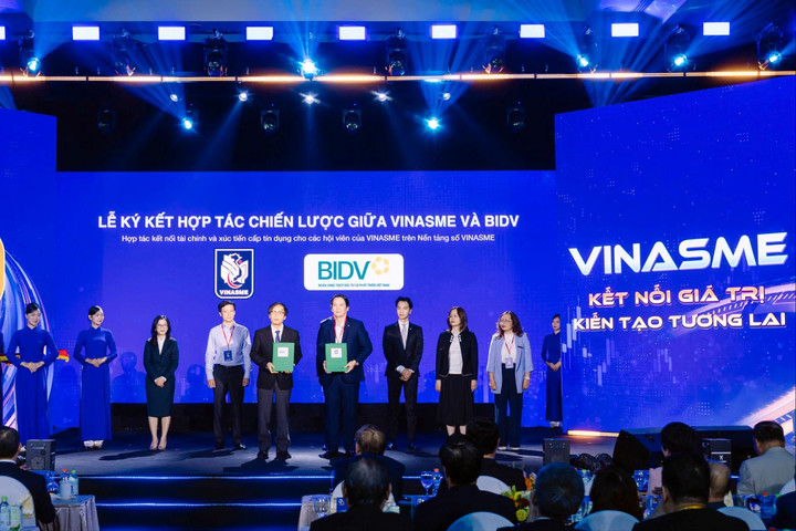 BIDV và VINASME hợp tác kết nối tài chính số