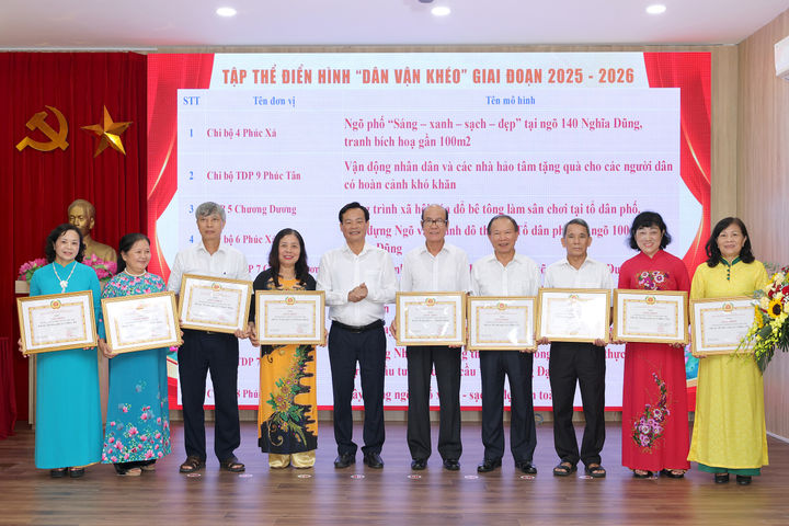 Phường Hồng Hà: Phát huy dân vận khéo, tạo đồng thuận trong nhân dân