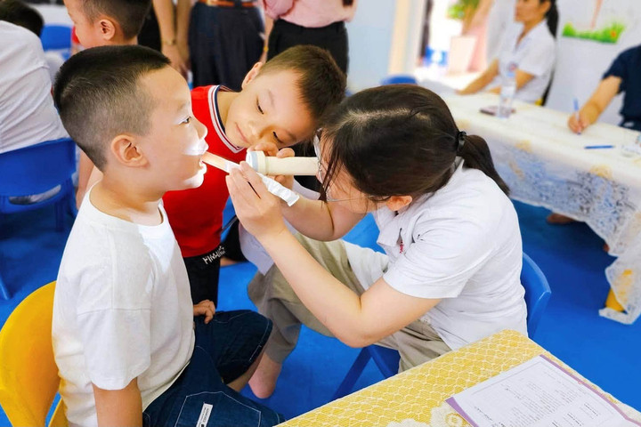 Chăm lo sức khỏe cho học sinh trước ngày khai giảng
