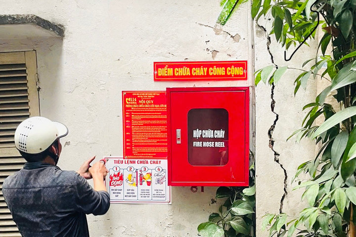 Phường Kim Liên chủ động phòng ngừa nguy cơ cháy từ khu dân cư