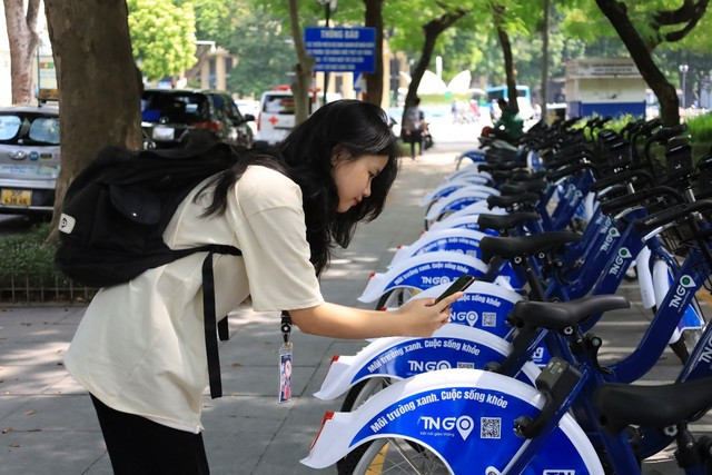 Hà Nội thí điểm xe đạp công cộng tại Làng Văn hoá - Du lịch các dân tộc Việt Nam