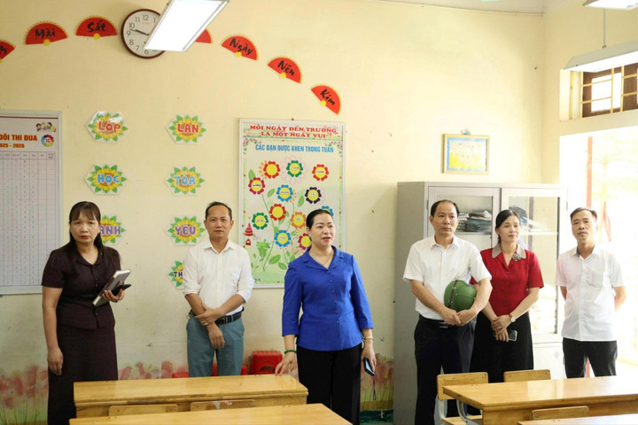 Xã Cổ Đô chuẩn bị các điều kiện tốt nhất cho năm học mới