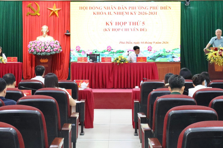 HĐND phường Phú Diễn xem xét điều chỉnh biên chế giáo dục sau sắp xếp trường học