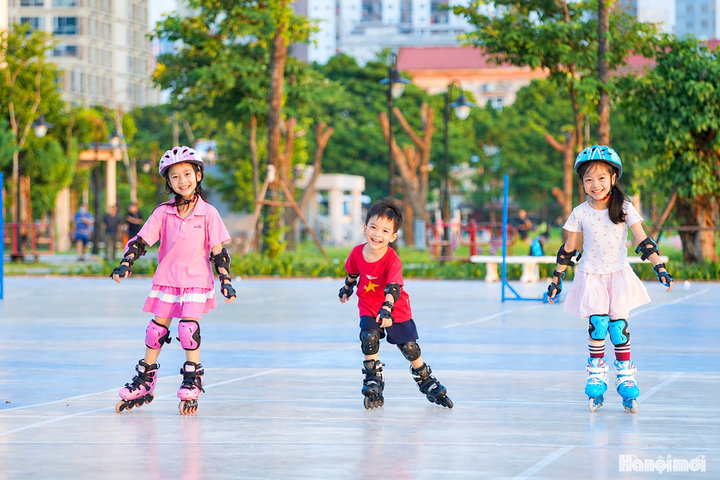 Công viên An Hòa - điểm đến mới hút khách phía Tây Hà Nội