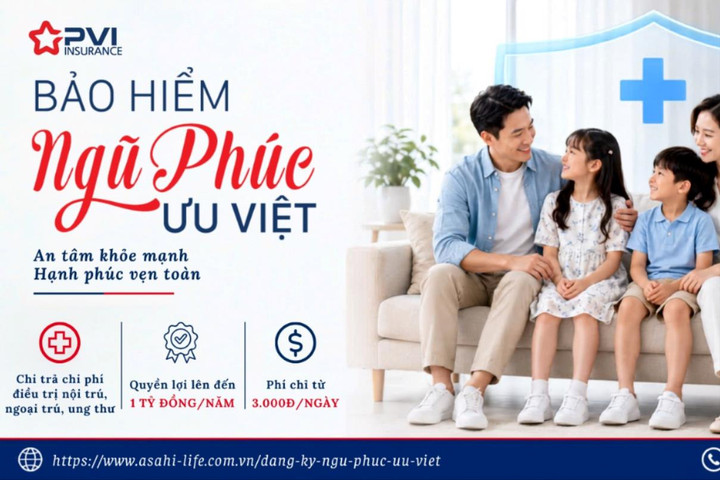 Bảo hiểm PVI: Giải pháp bảo vệ sức khỏe toàn diện với Ngũ Phúc Ưu Việt