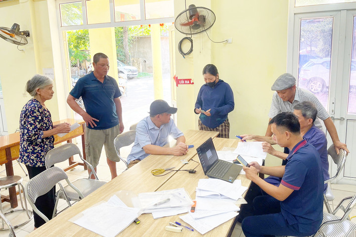 Xã Nam Phù: Đẩy nhanh tiến độ làm sạch dữ liệu đất đai