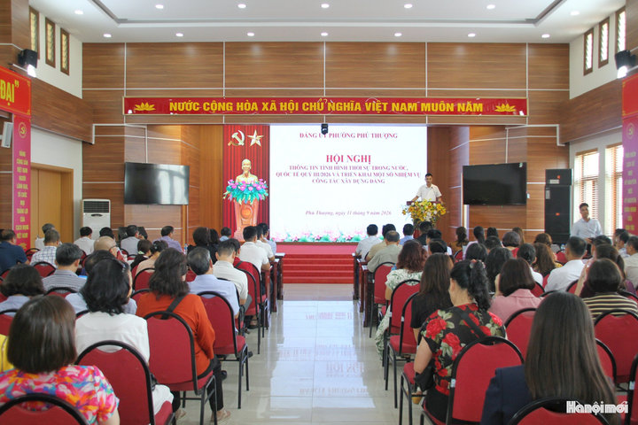 Phường Phú Thượng thông tin thời sự, triển khai nhiệm vụ công tác xây dựng Đảng