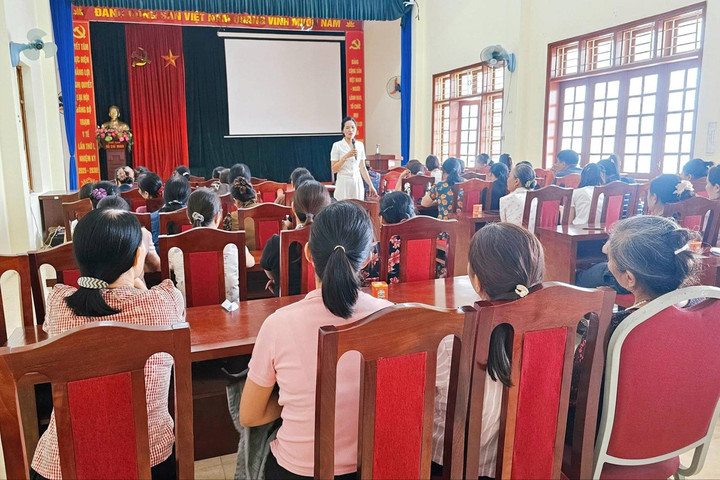 Xã Đan Phượng: Nâng cao hiệu quả công tác chăm sóc sức khỏe bà mẹ, trẻ em