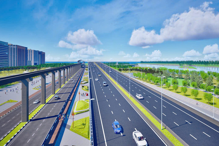 Hà Nội đề xuất xây dựng hai đại lộ 10 làn xe chạy dọc sông Hồng