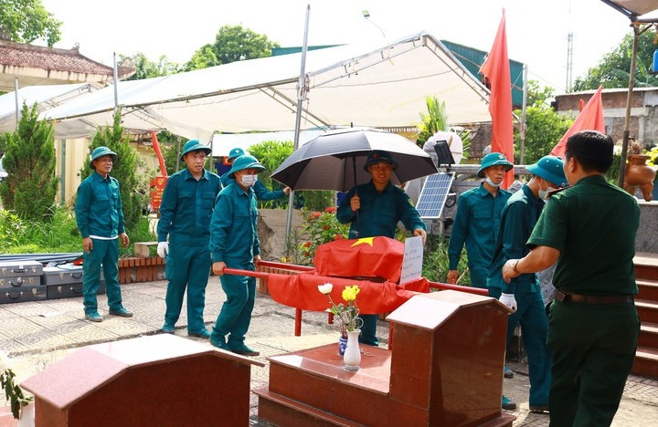 Xã Mỹ Đức hoàn thành lấy mẫu hài cốt định danh liệt sĩ