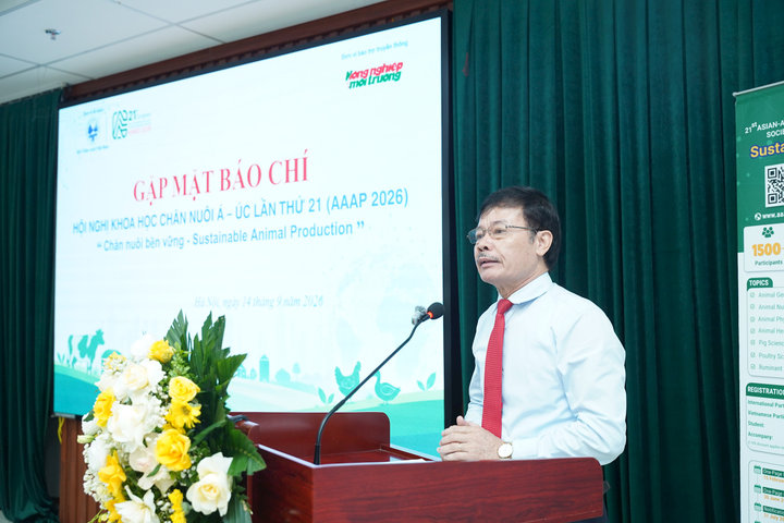 Hơn 1.400 đại biểu đăng ký dự Hội nghị Khoa học Chăn nuôi Á – Úc lần thứ 21