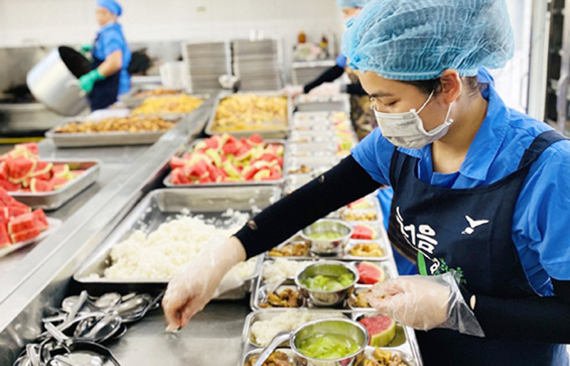 Huyện Thạch Thất bảo đảm an toàn bữa ăn bán trú trong trường học