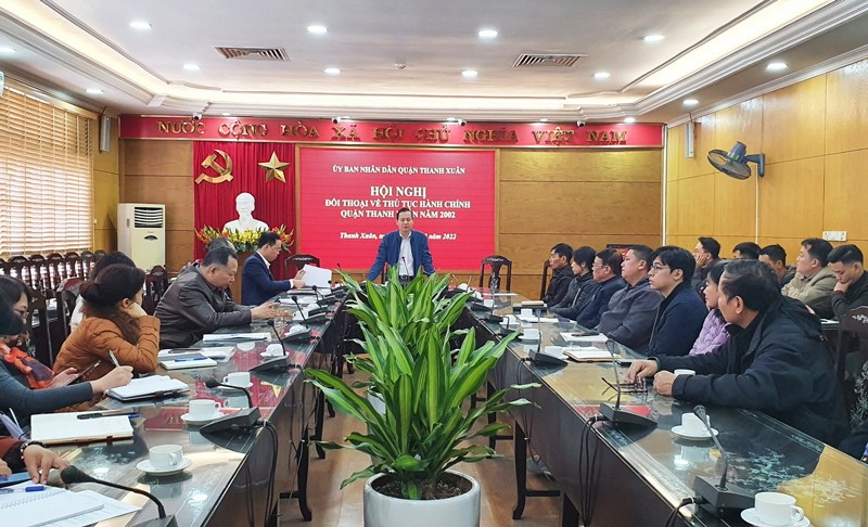 Doanh nghiệp và người dân quận Thanh Xuân hài lòng về giải quyết thủ tục hành chính