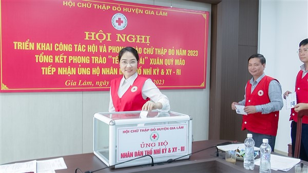 Hội Chữ thập đỏ huyện Gia Lâm phấn đấu vận động hiến máu tình nguyện đạt 4.000 đơn vị