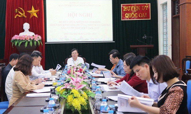 Huyện Quốc Oai có 41 tổ chức Đảng trong doanh nghiệp ngoài khu vực nhà nước