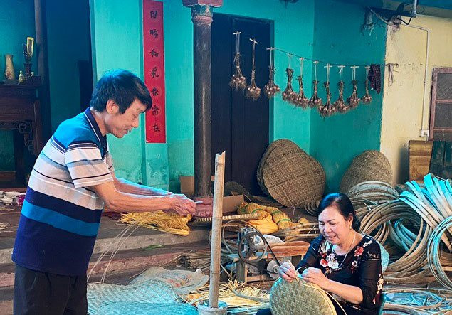 Đổi thay nghề đan cót ở Nghĩa Hương