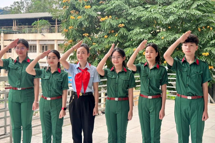 5 đội viên Thủ đô dự Liên hoan Chiến sĩ nhỏ Điện Biên toàn quốc