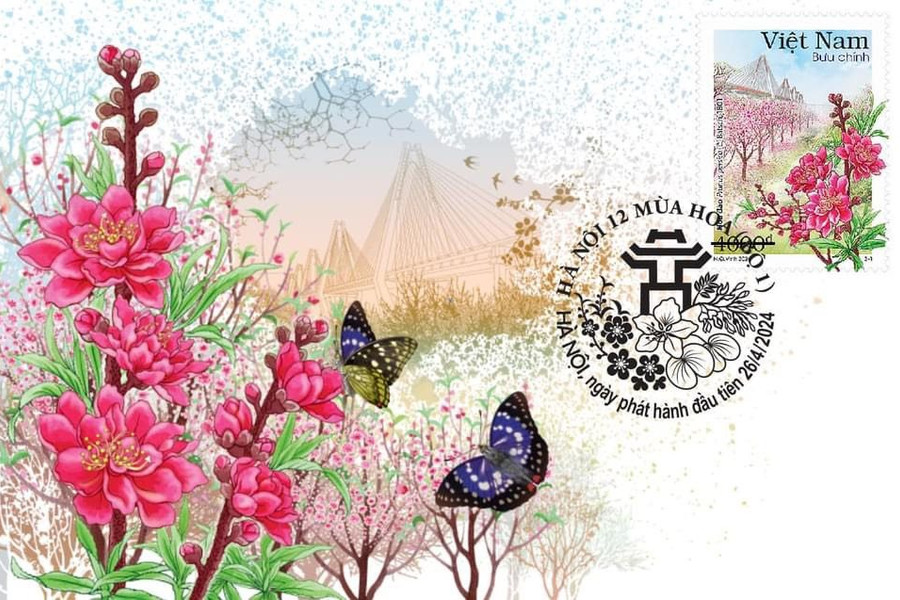 Bài hát “Hà Nội 12 mùa hoa” lên tem bưu chính