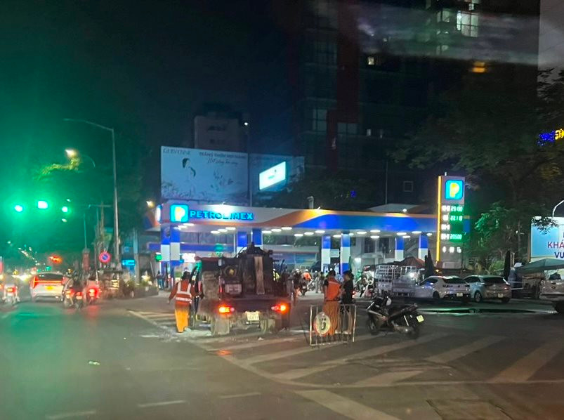 Tin cháy xe ô tô chở gas trên đường Nguyễn Lương Bằng là hoang báo