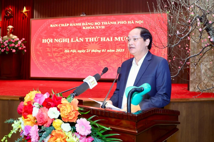 Dự thảo báo cáo chính trị Đại hội lần thứ XVIII Đảng bộ thành phố Hà Nội cập nhật nhiều chủ trương của Trung ương và Tổng Bí thư về kỷ nguyên mới