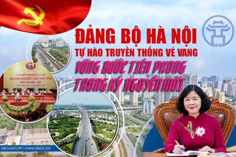 Đảng bộ Hà Nội - Tự hào truyền thống vẻ vang, vững bước tiên phong trong kỷ nguyên mới