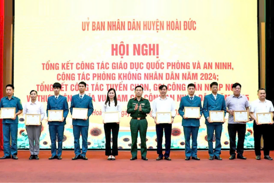 Hoài Đức tổng kết công tác tuyển quân năm 2025