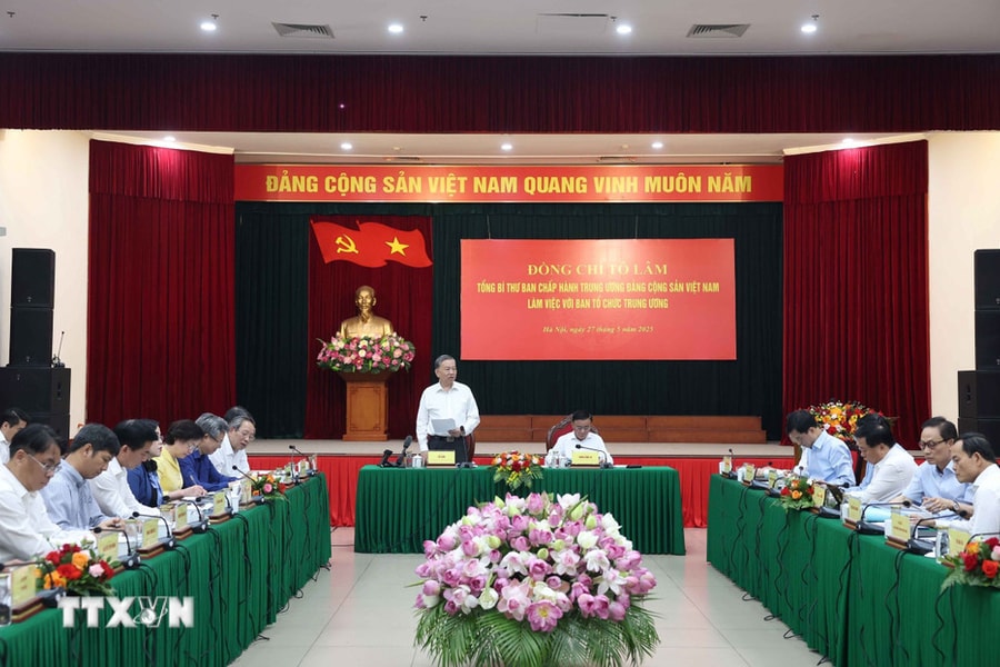 Tổng Bí thư Tô Lâm: Khẩn trương tham mưu hoàn thiện tổ chức, bộ máy mới của hệ thống chính trị