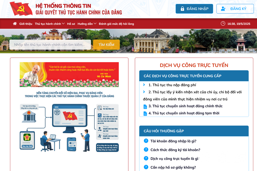 Hà Nội: Hơn 31.000 người tập huấn thủ tục hành chính của Đảng trên môi trường điện tử