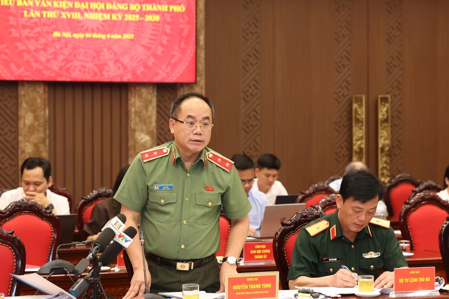 Trung tướng Nguyễn Thanh Tùng giữ chức Bí thư Đảng ủy Công an thành phố Hà Nội