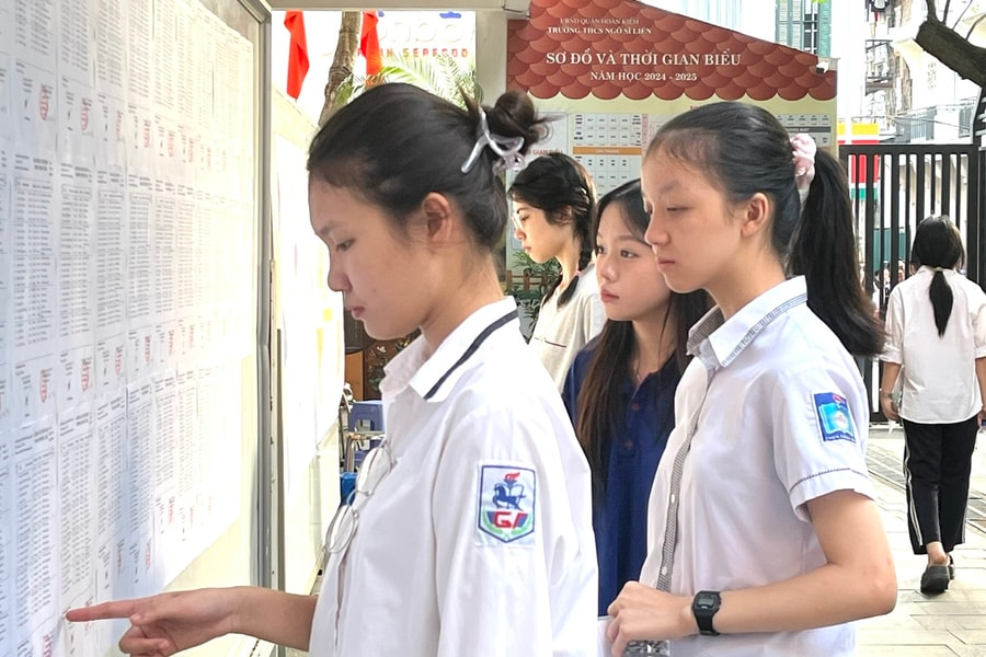 Chiều nay (4-7), tra cứu điểm thi vào lớp 10 trên Báo Hànộimới