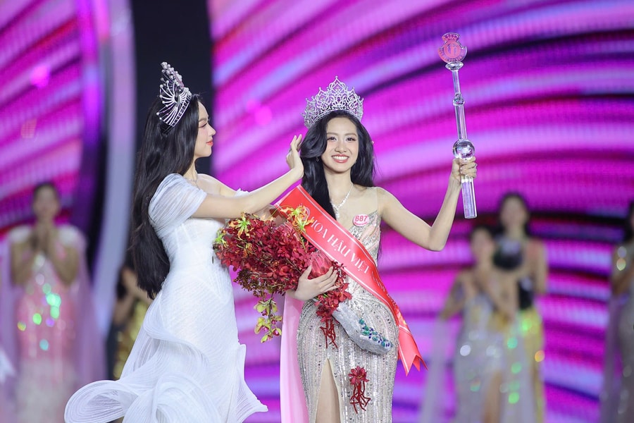 Người đẹp Hà Trúc Linh đăng quang Hoa hậu Việt Nam 2024