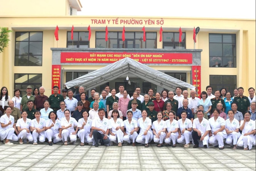 Phường Yên Sở tri ân hơn 80 thương binh, gia đình liệt sĩ, người có công với cách mạng