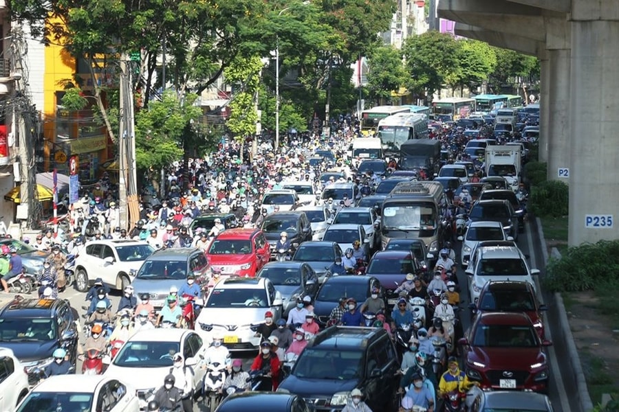 Đến 1-7-2026, Hà Nội không có xe máy dùng nhiên liệu hóa thạch lưu thông trong Vành đai 1