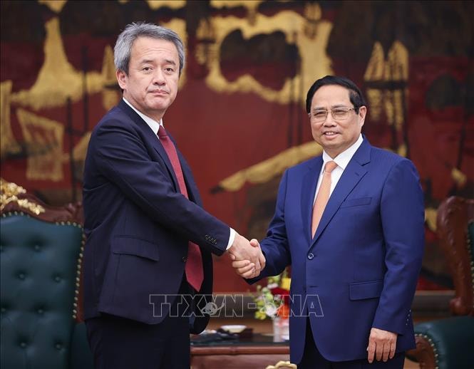 Thủ tướng Phạm Minh Chính tiếp Tổng giám đốc Tập đoàn Marubeni, Nhật Bản
