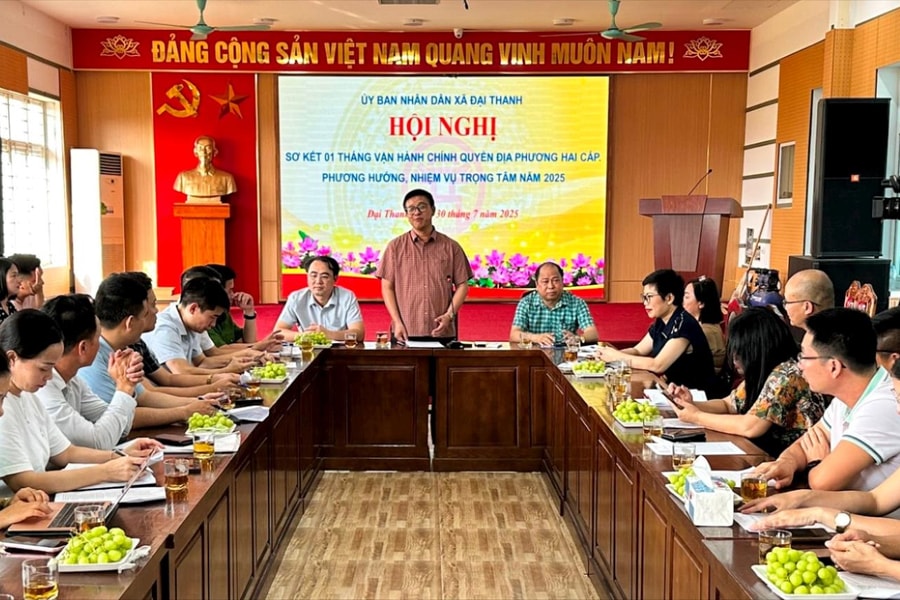 Xã Đại Thanh đã giải quyết xong 2.460 hồ sơ cho người dân
